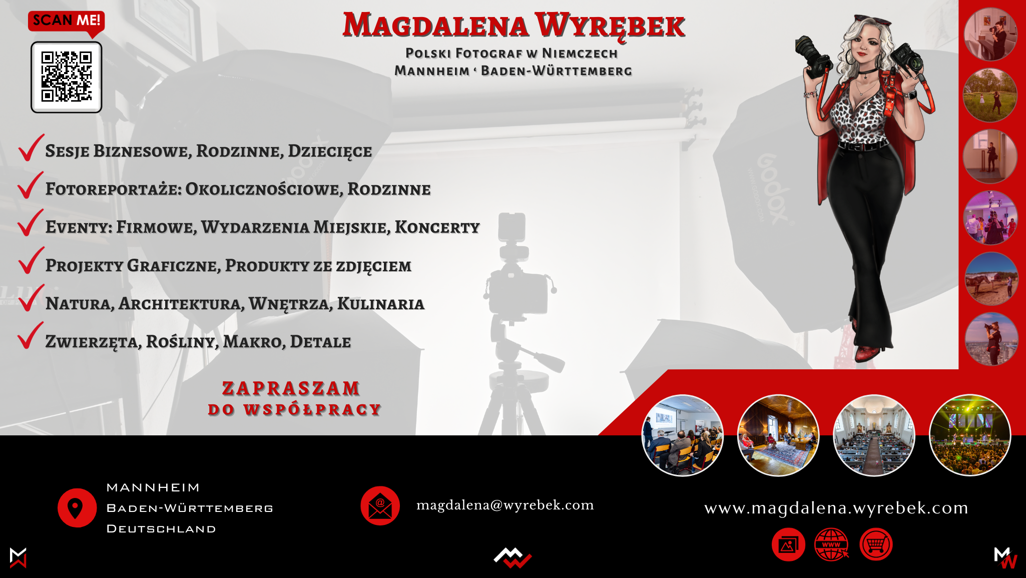 Wyrebek Magdalena - Fotografie, Grafikdesign, Internethandel mit Fotoprodukten