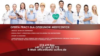 Praca w Niemczech – opiekun medyczny