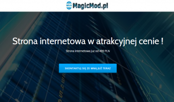 Strona Internetowa-Projektowanie Stron WWW od 499 PLN - MagicMod.PL