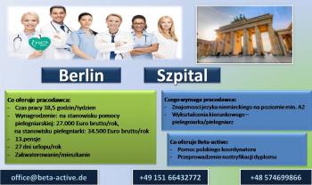 Pielęgniarka – praca w Berlinie