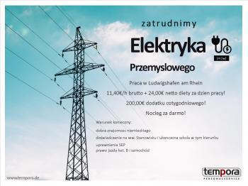 Elektryk przemyslowy