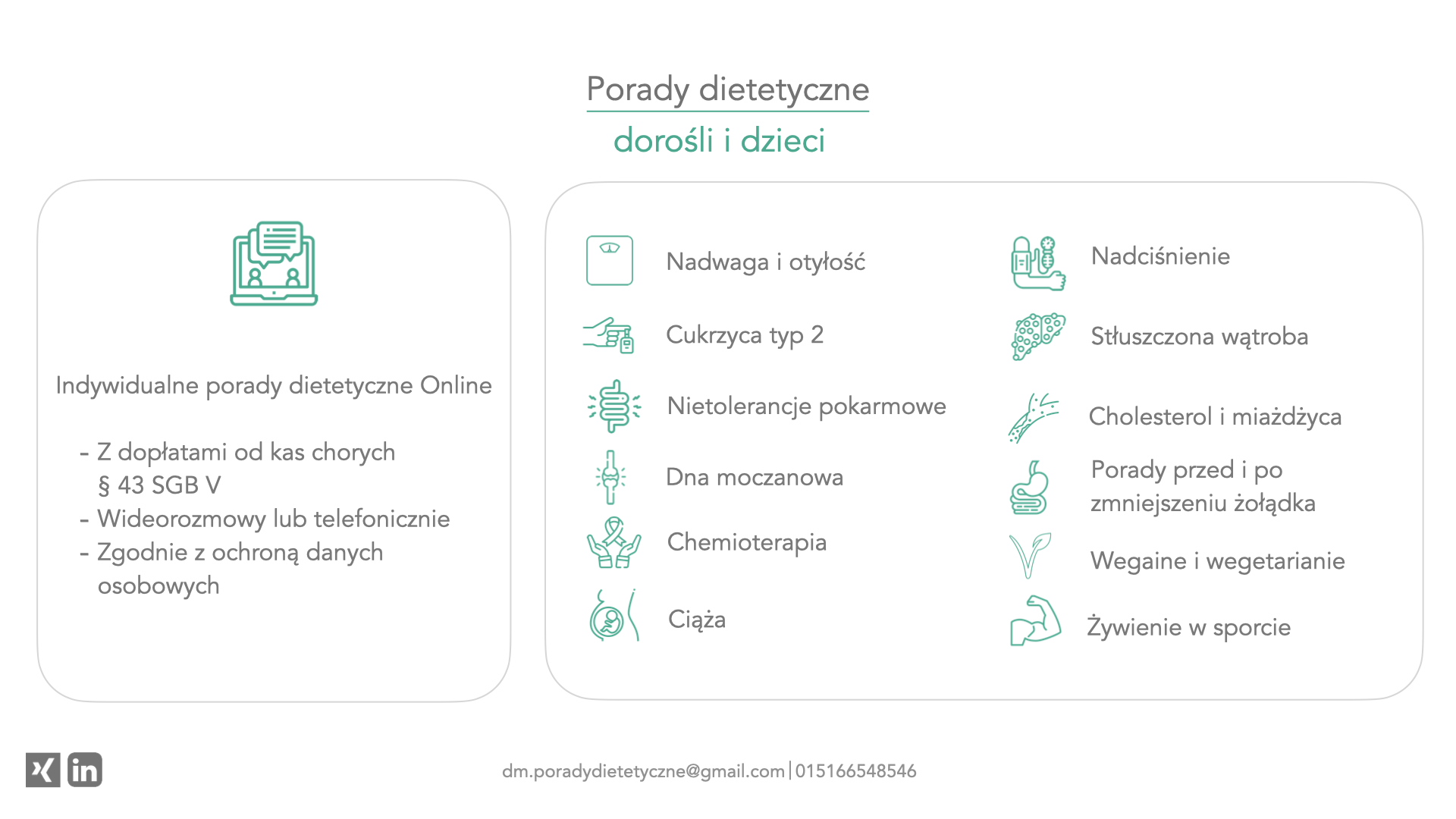 Porady dietetyczne ONLINE z dofinansowaniem od niemieckich kas chorych