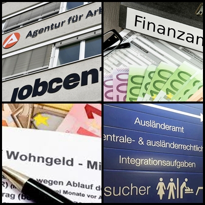 Masz dość użerania się z Jobcenter, Arbeitsamt, Familienkasse, Finanzamt, Wohngesellschaft, Gewerbeamt ?