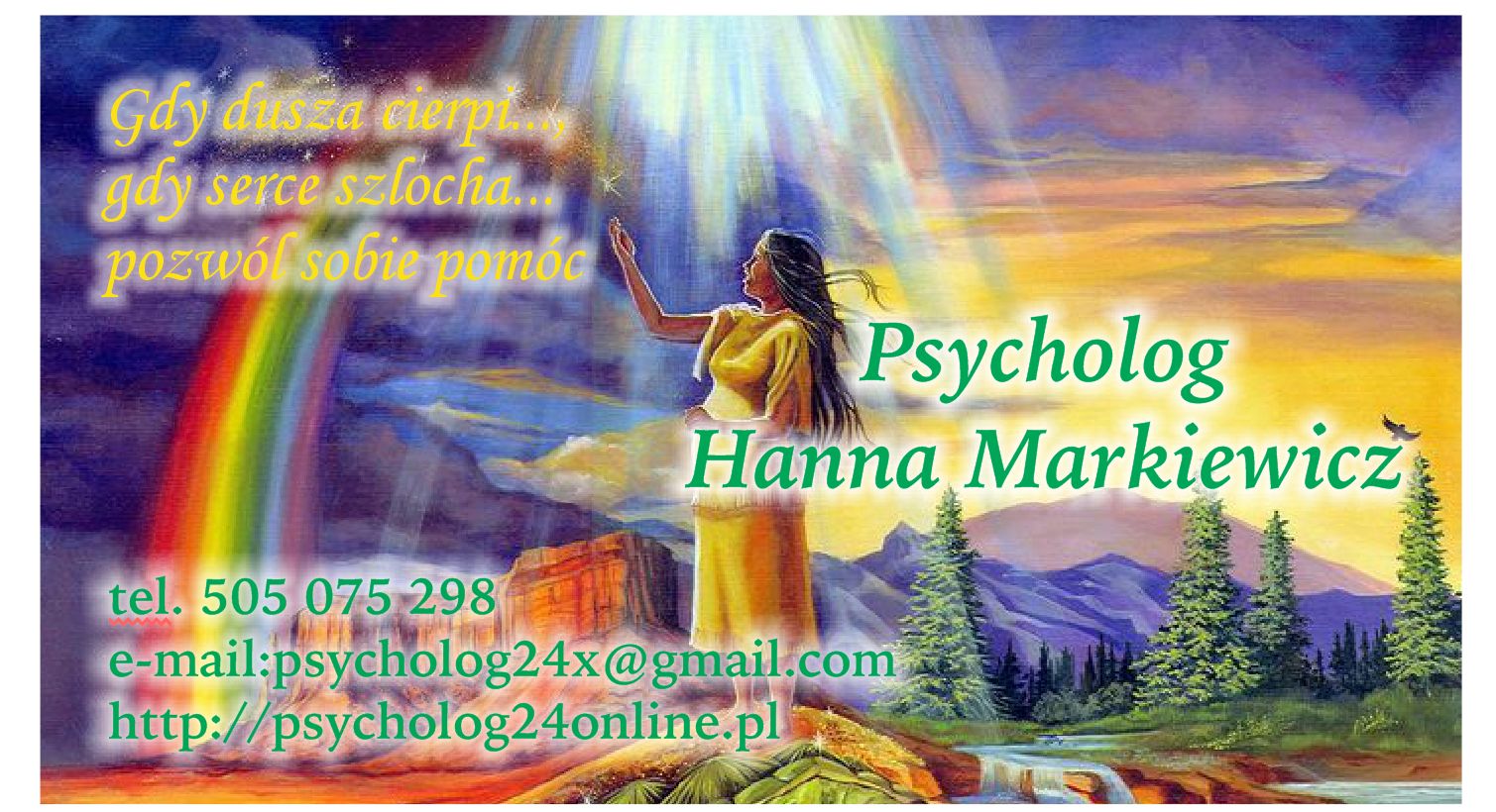 Psycholog online, Pomoc Psychologiczna Online
