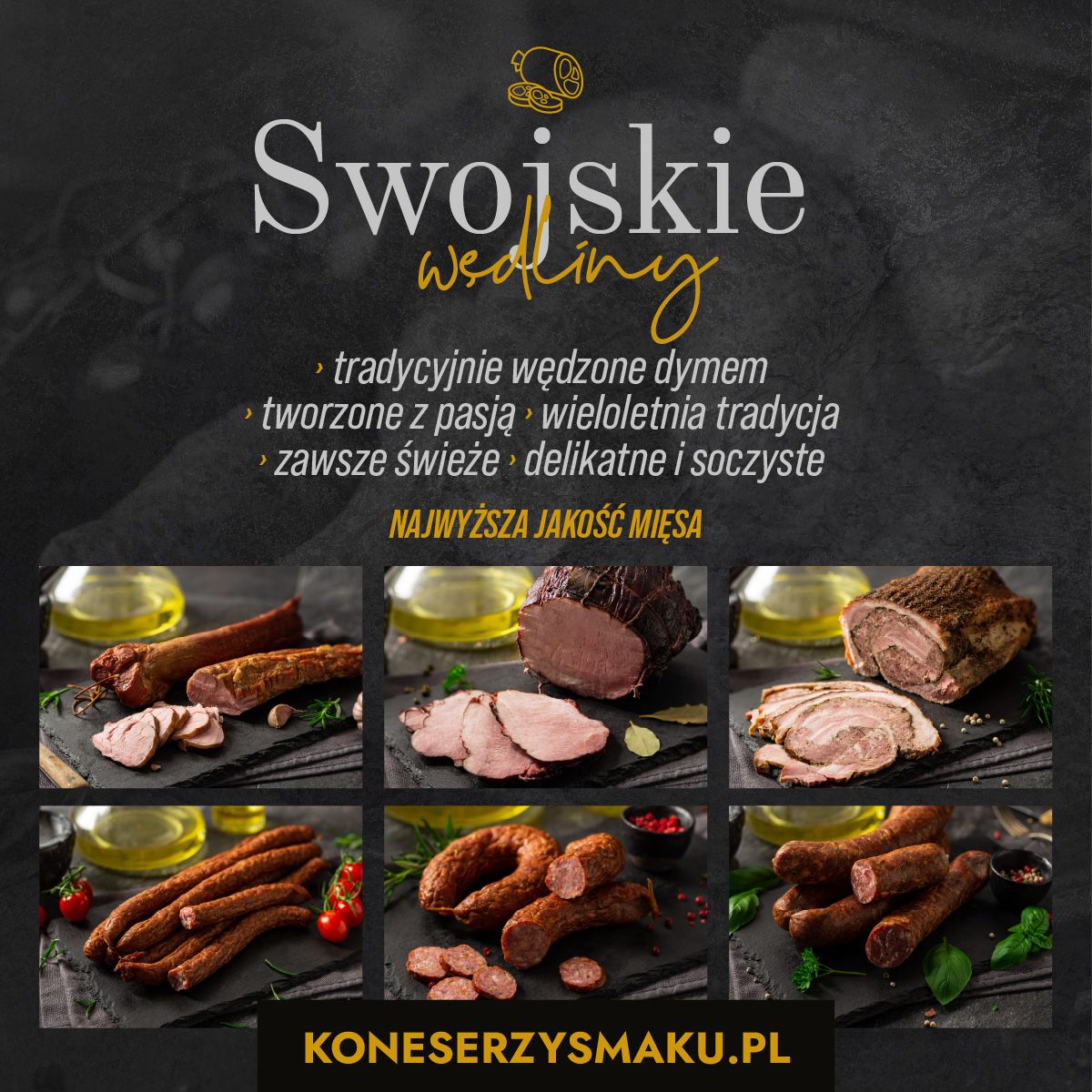 Polski sklep internetowy www.koneserzysmaku.pl Delikatesy spożywcze online z dostawą do domu 