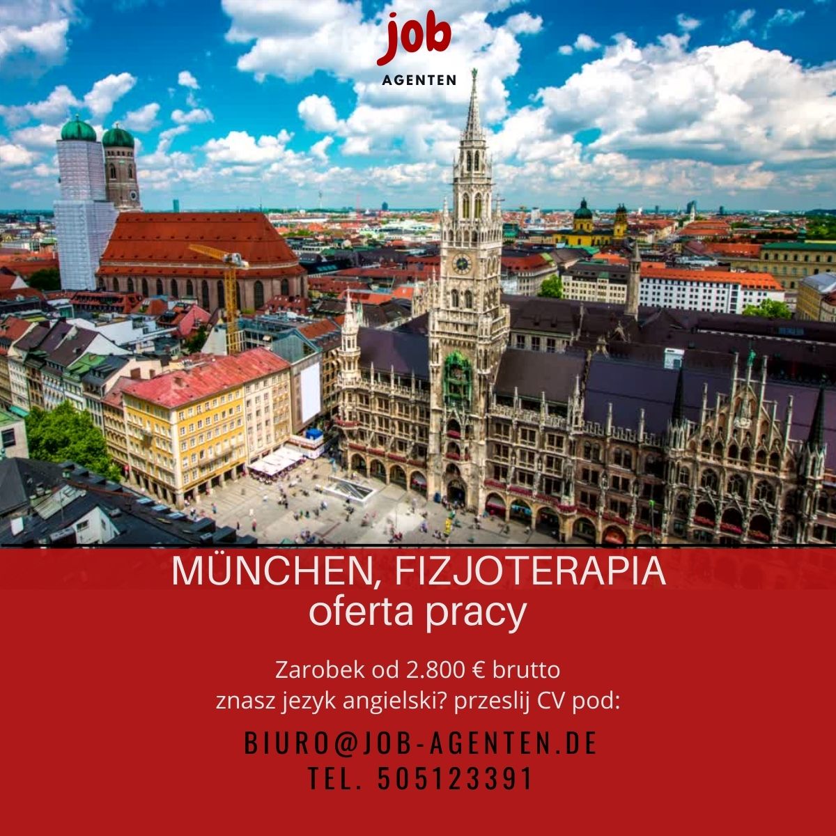 Fizjoterapeuta oferta pracy w Monachium