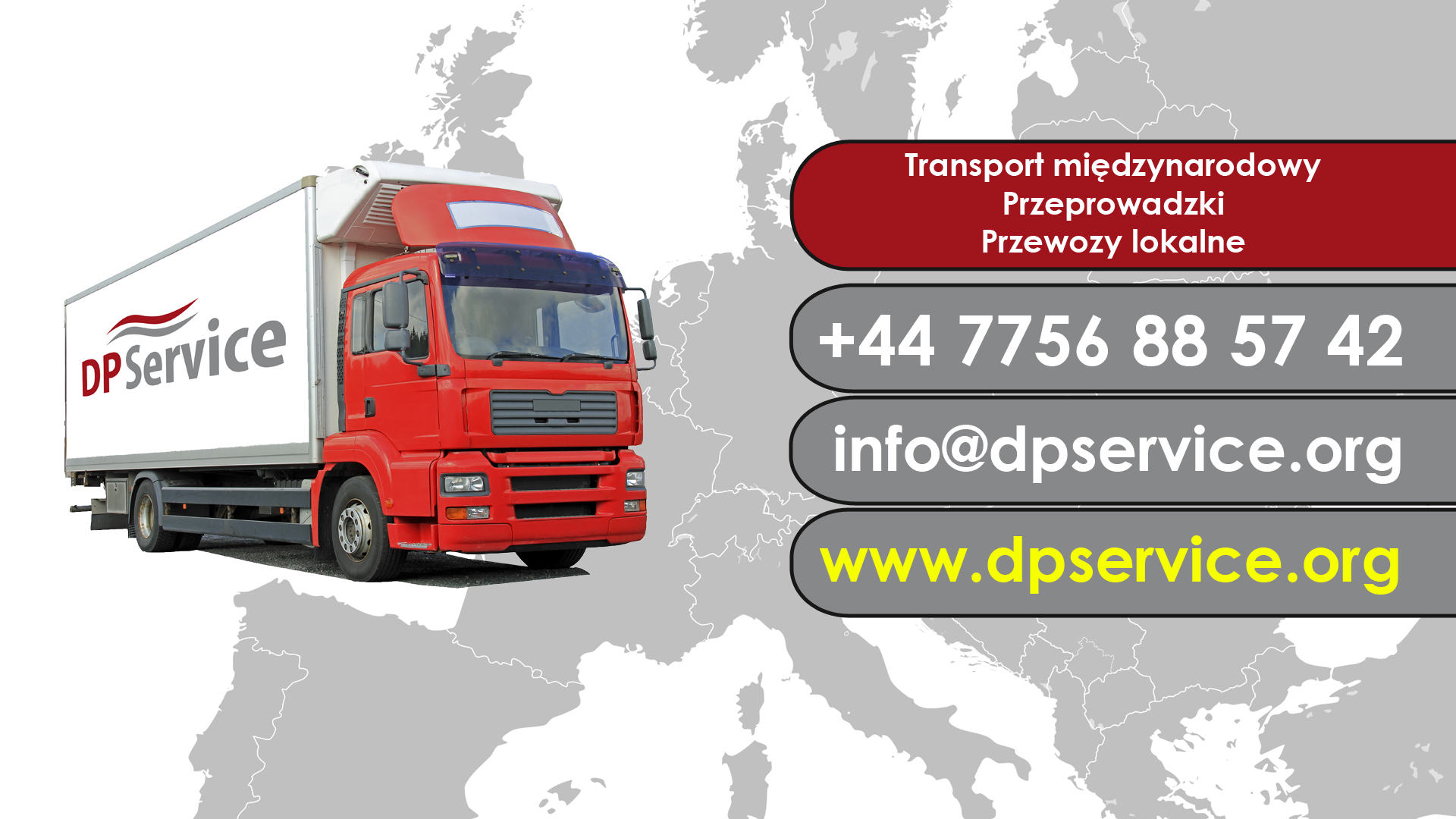 Firma transportowa D.P. Service. 