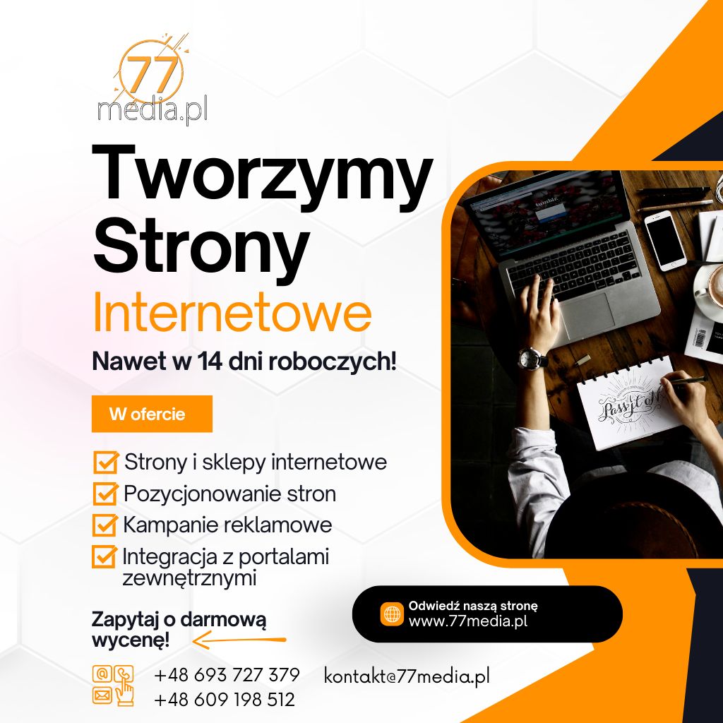Nowoczesna strona WWW dla Twojej firmy – zapytaj o darmową wycenę!